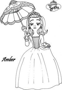 coloriage princesse sofia  Ambre